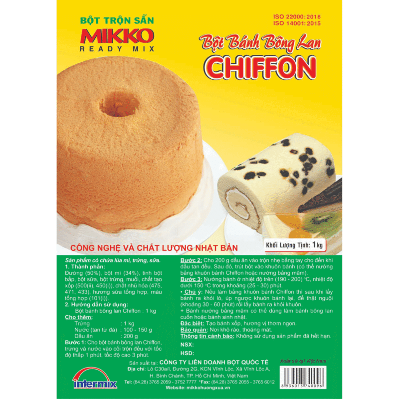 MIKKO – Chiffon Cake Flour CF340