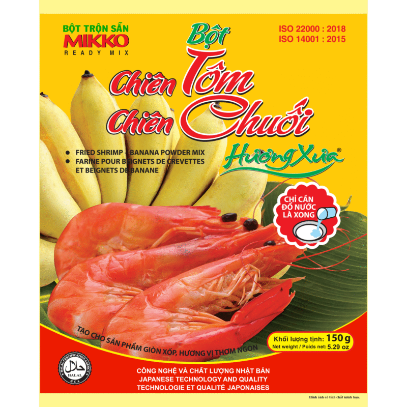 MIKKO – Fried shrimp and banana flour